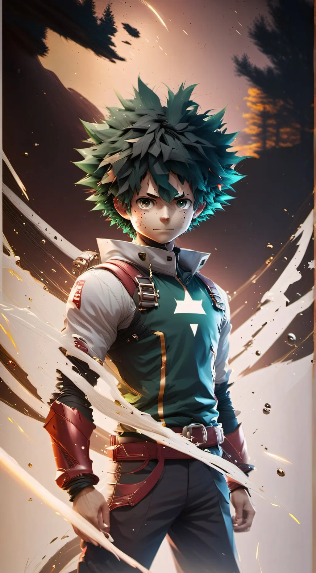 ai character: Izuku Midoriya background