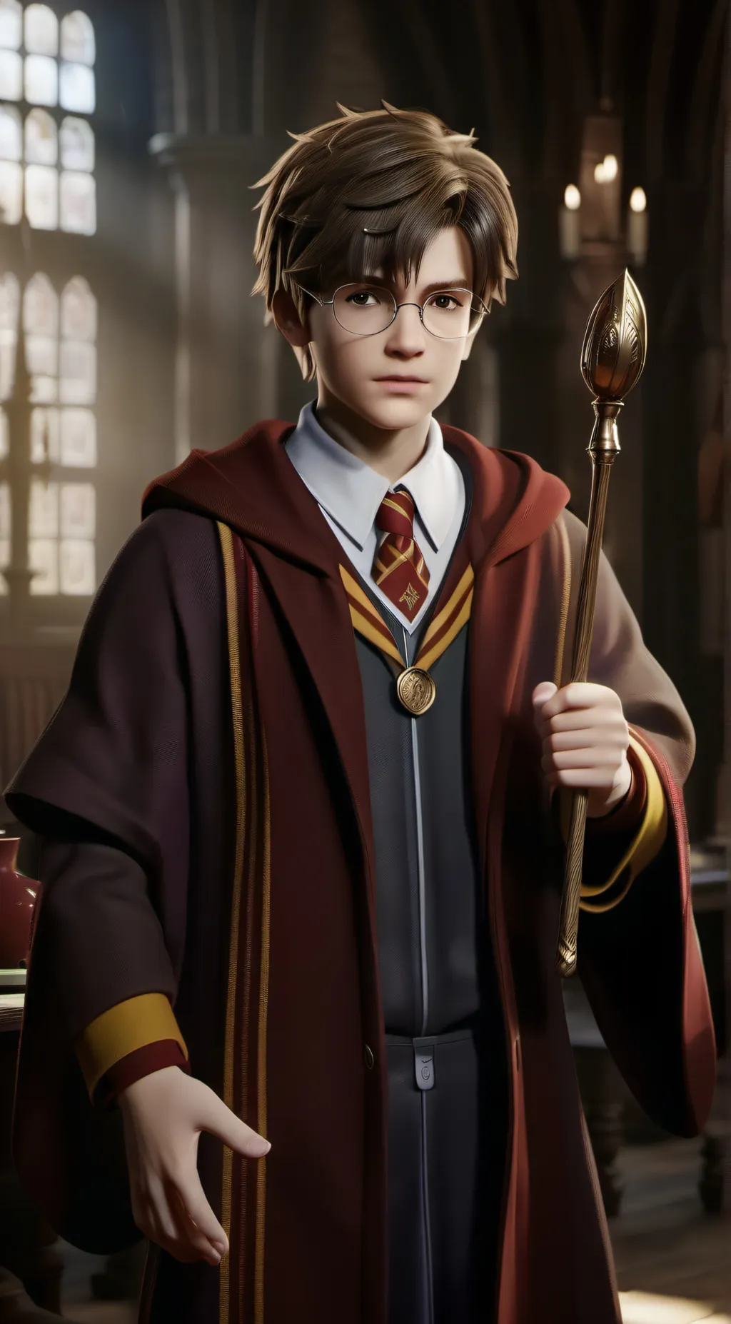 ai character: Hogwarts rp background