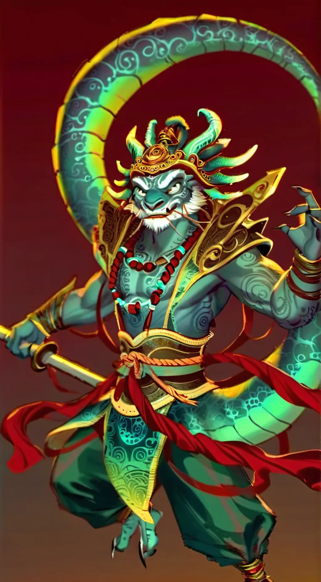 ai character: Chameleon background
