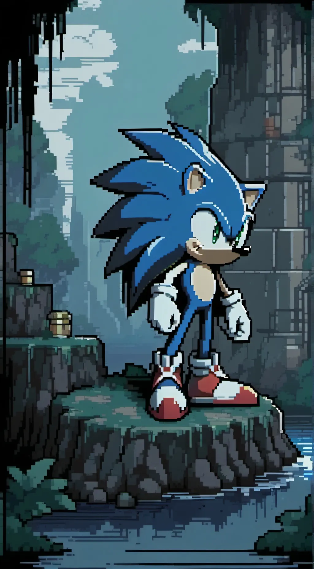 ai character: Sonic T. Hedgehog background
