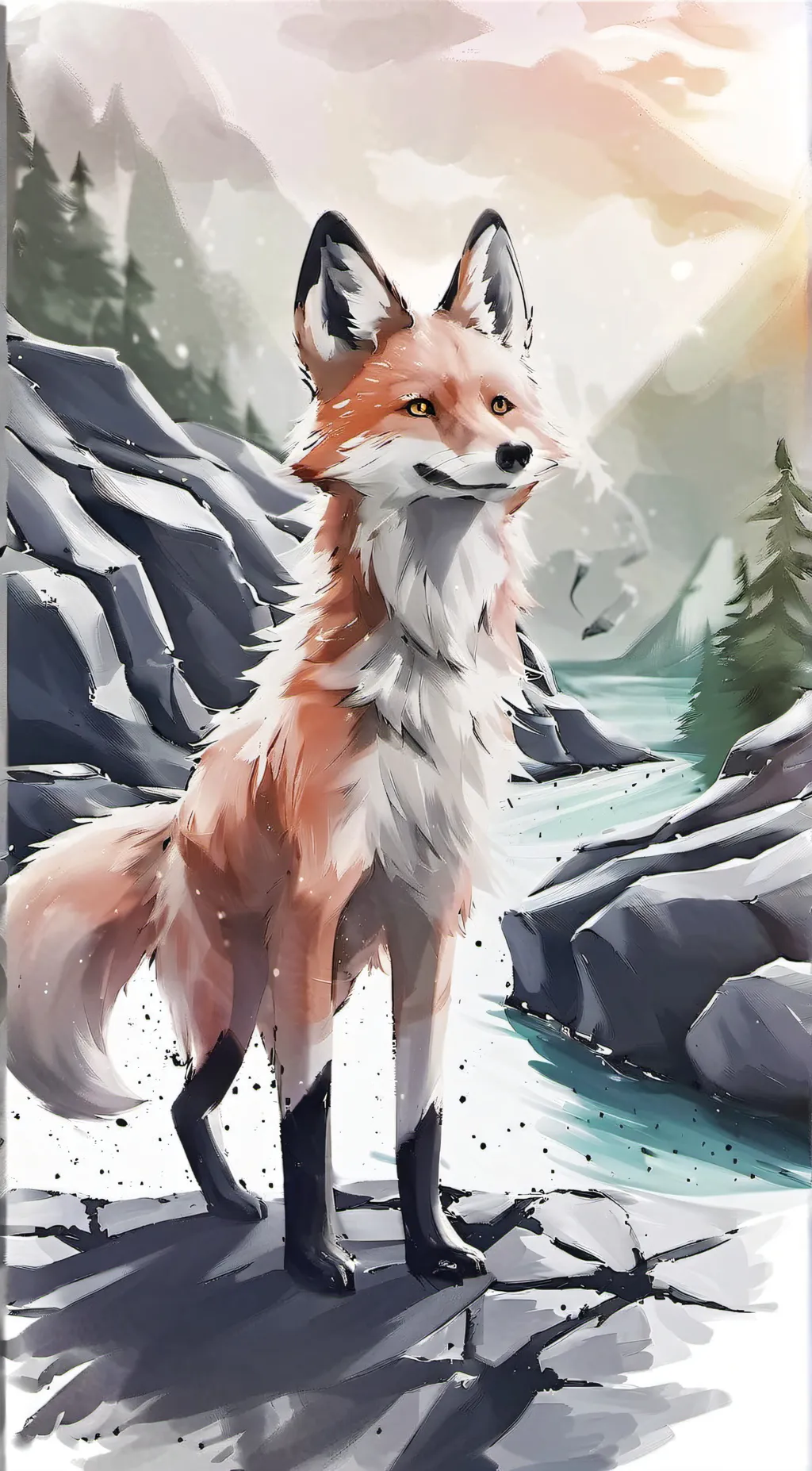ai character: Finn the Fox background