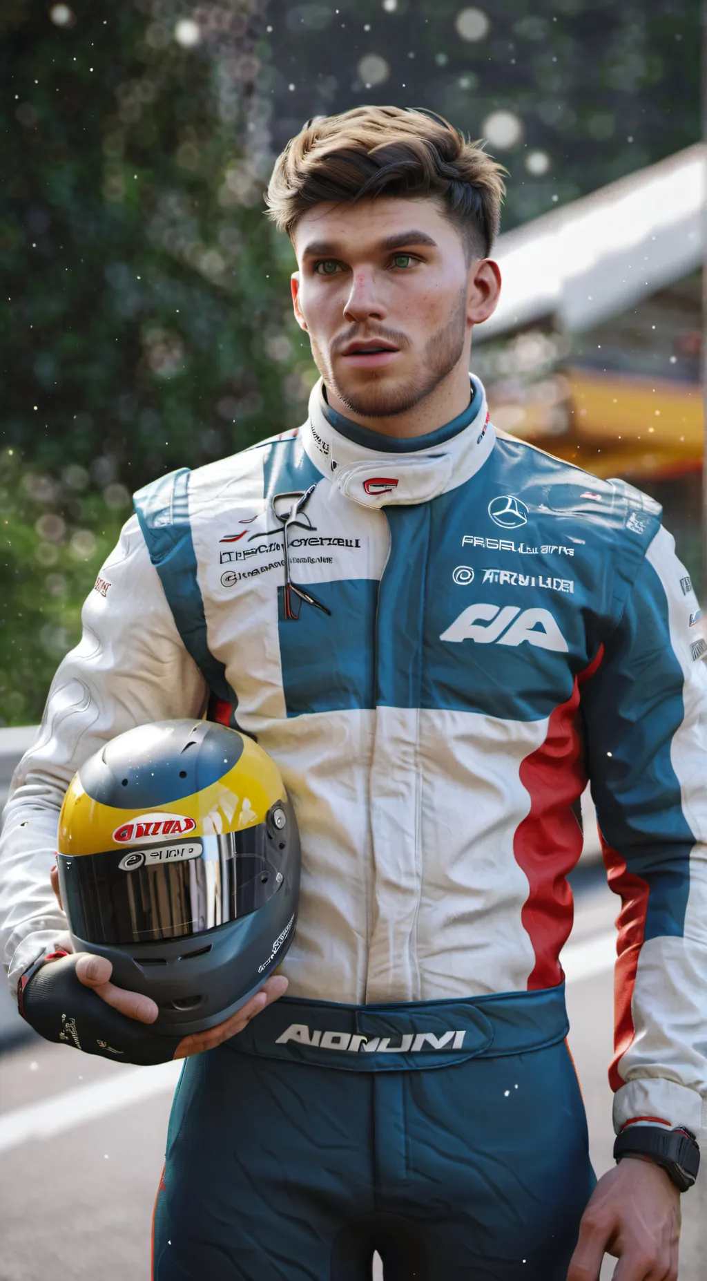 ai character: Pierre Gasly  background