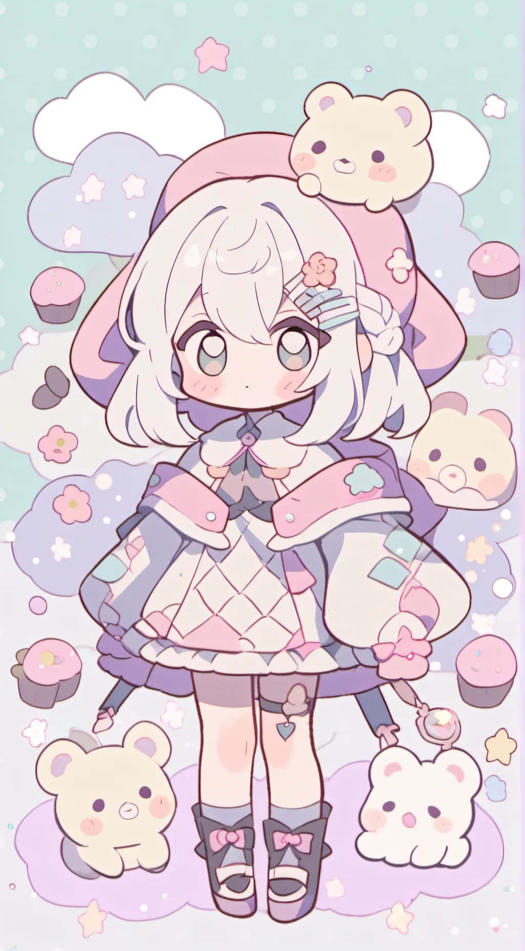 ai character: ☁️__[cloudii. background