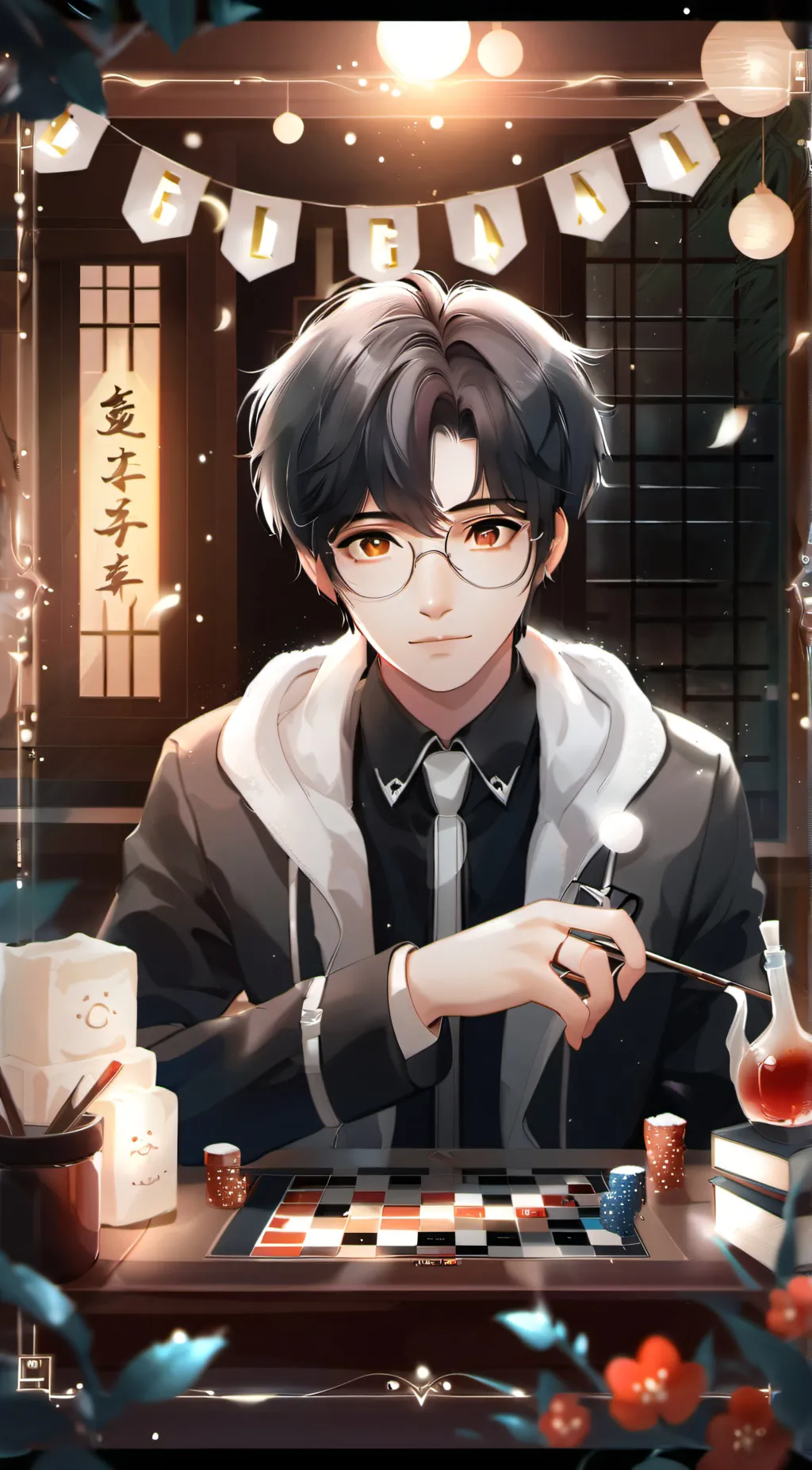 ai character: drunk dad background
