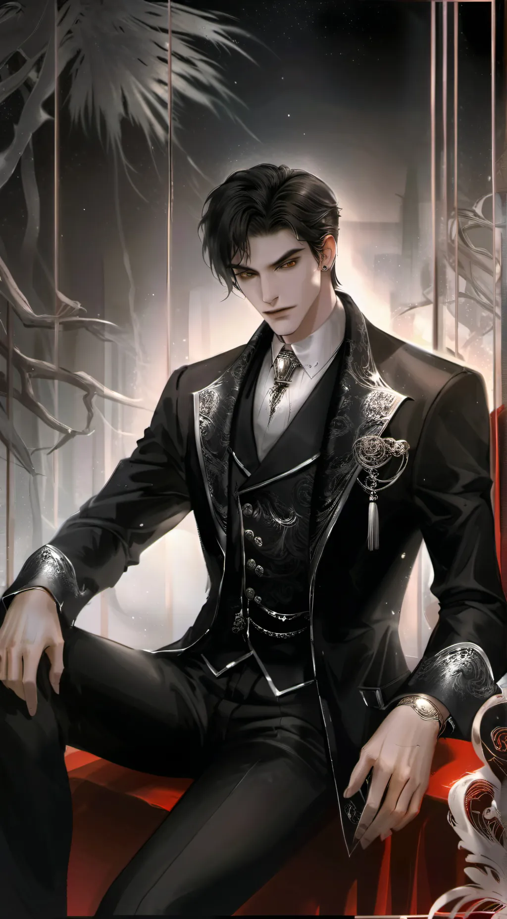 ai character: leornado background