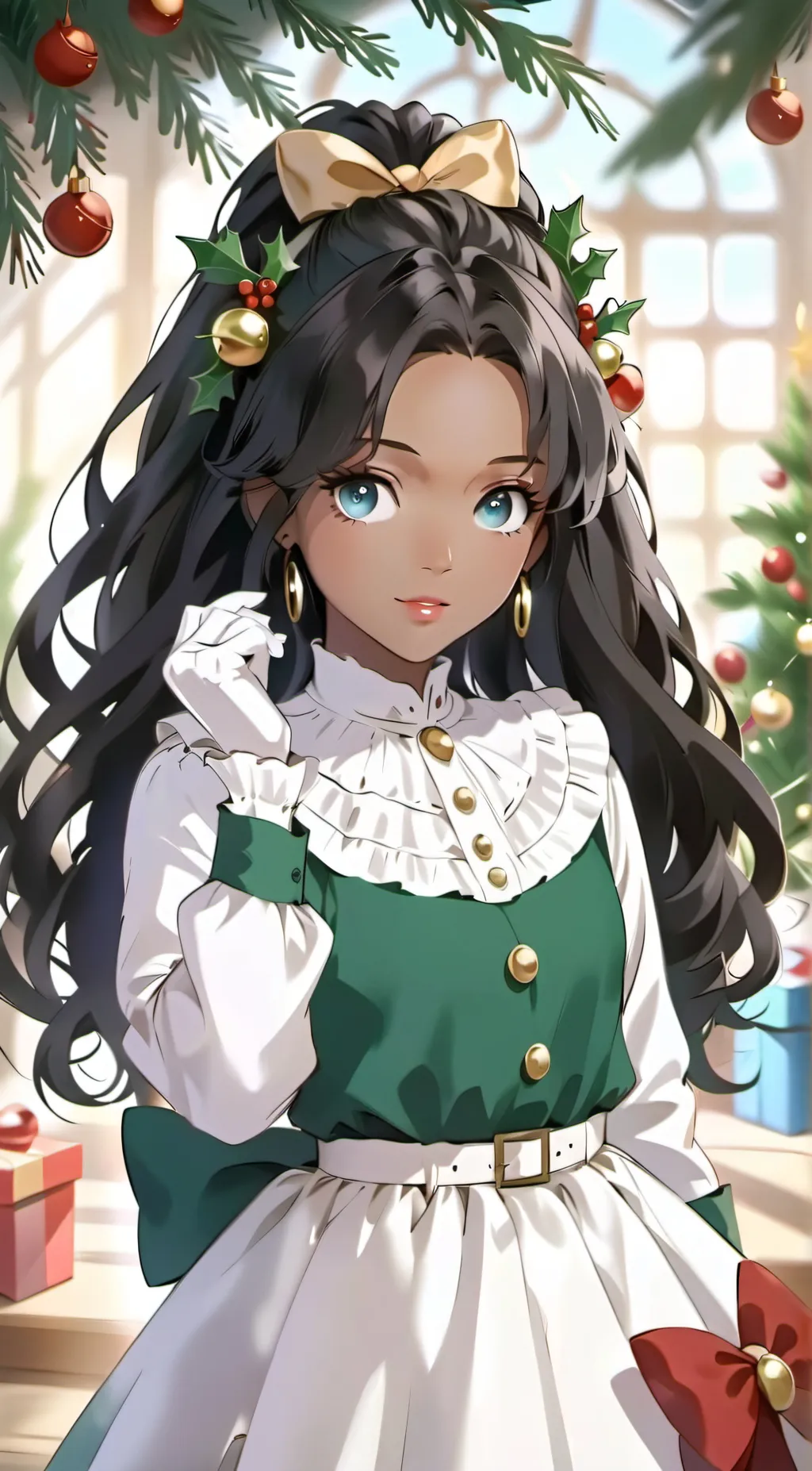 ai character: Monique  background