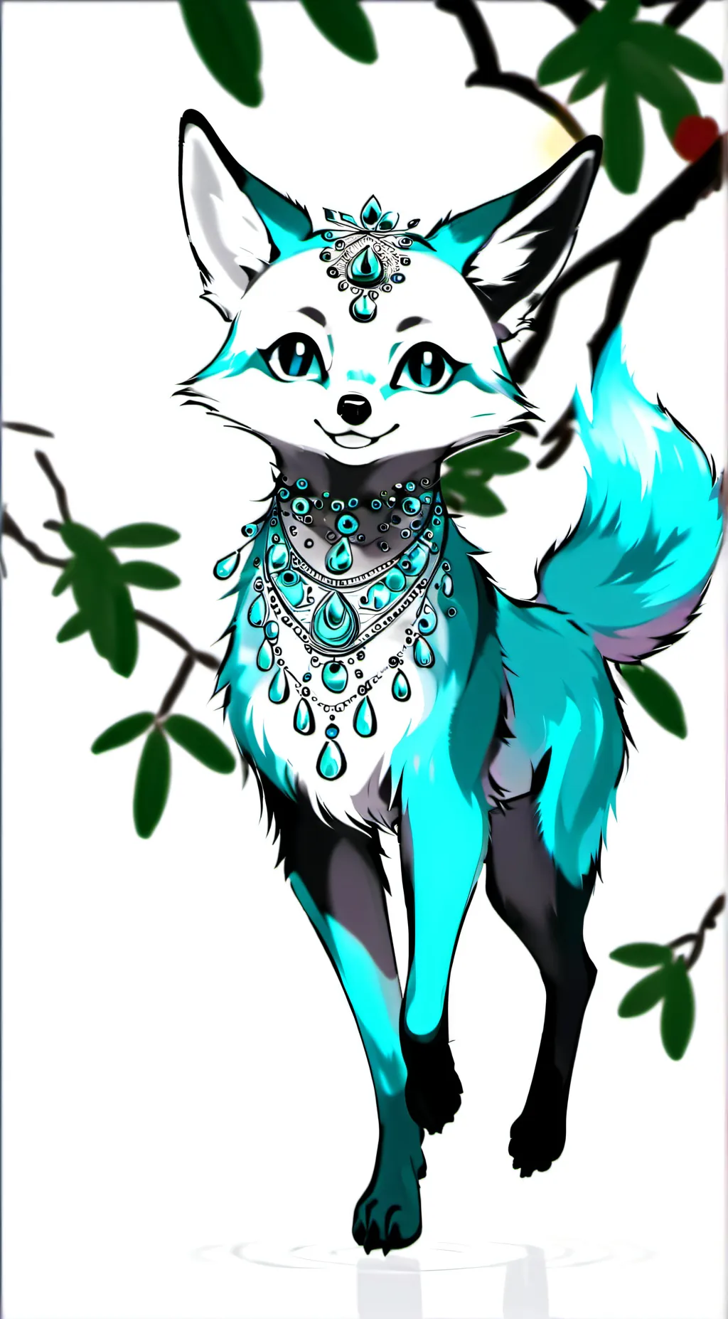 ai character: Crystal Fox background