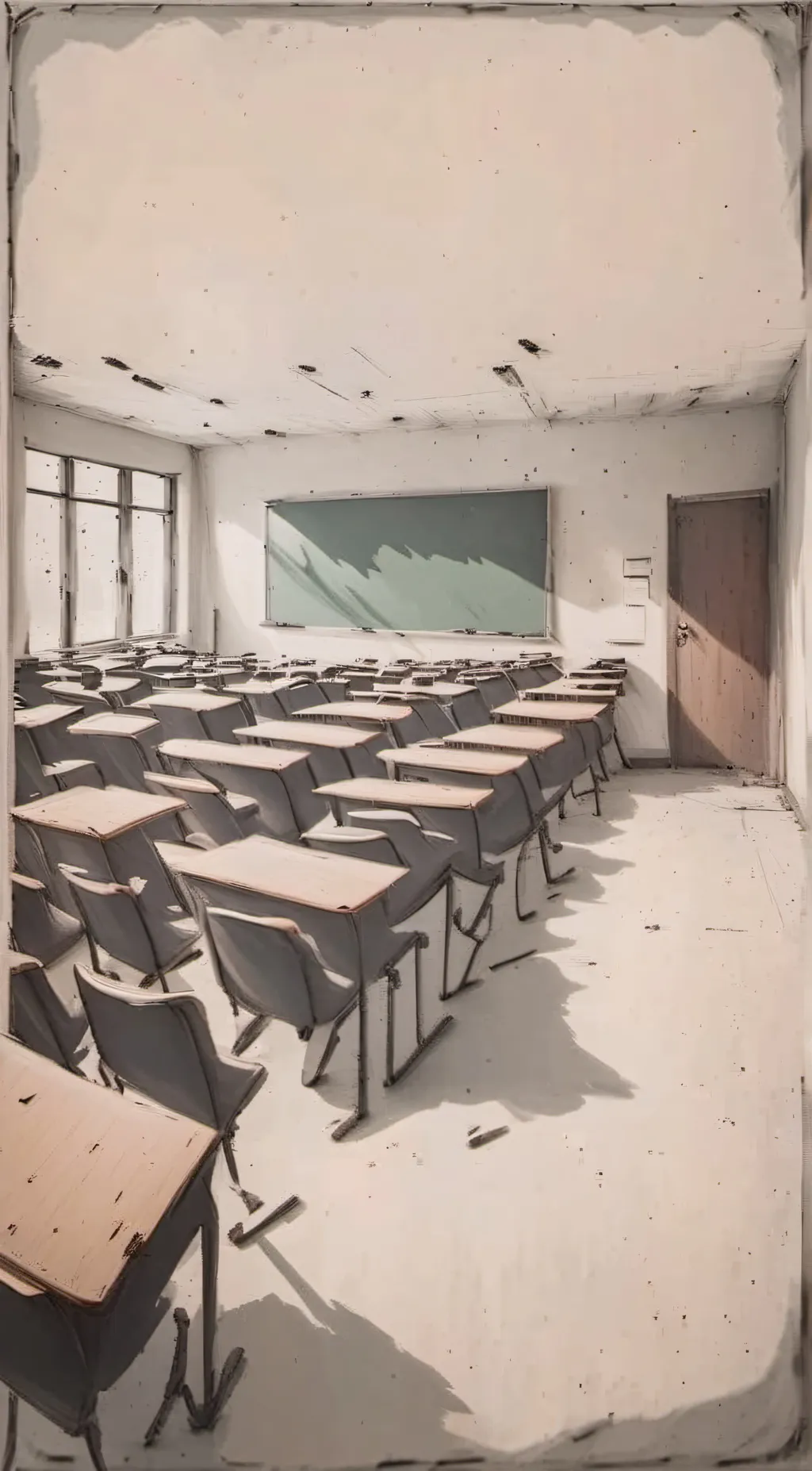 ai character: Classroom  background