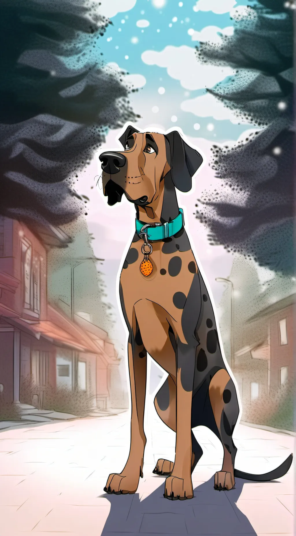 ai character: Scooby Doo background