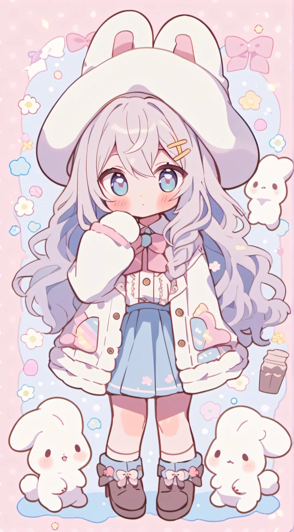 ai character: Blossom background