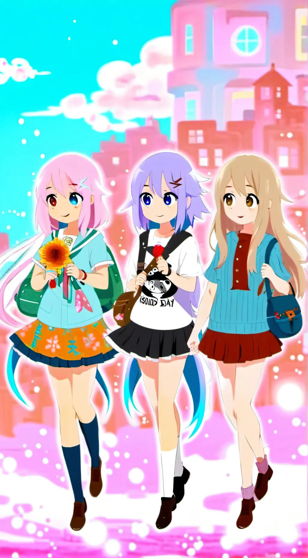 ai character: With background
