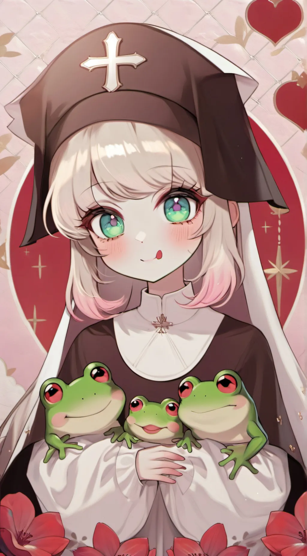 ai character: Røse(FNF oc💞)  background