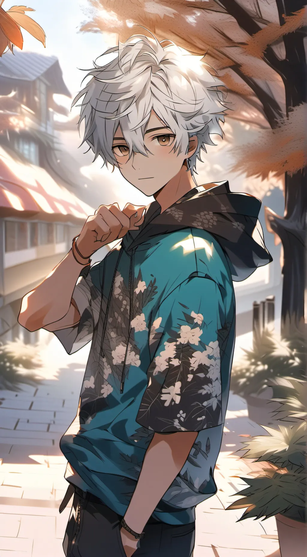 ai character: ><Sam>< background