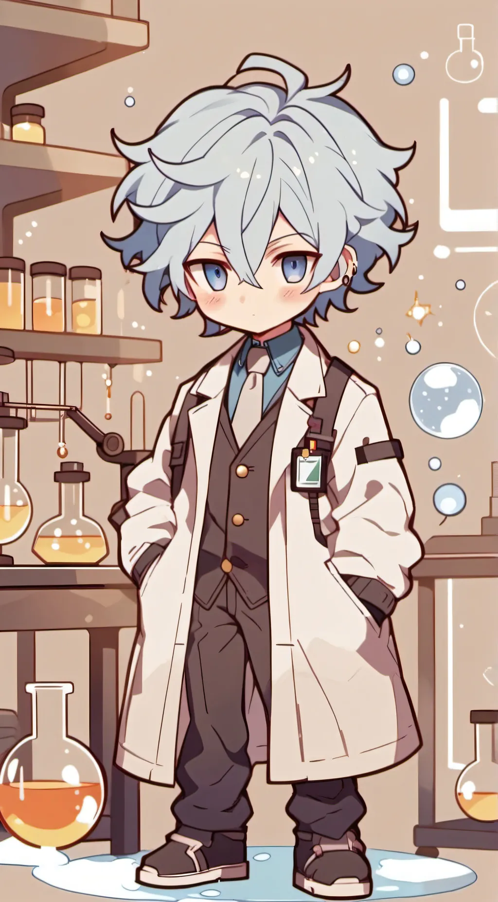 ai character: Chibi Kōri Lona background