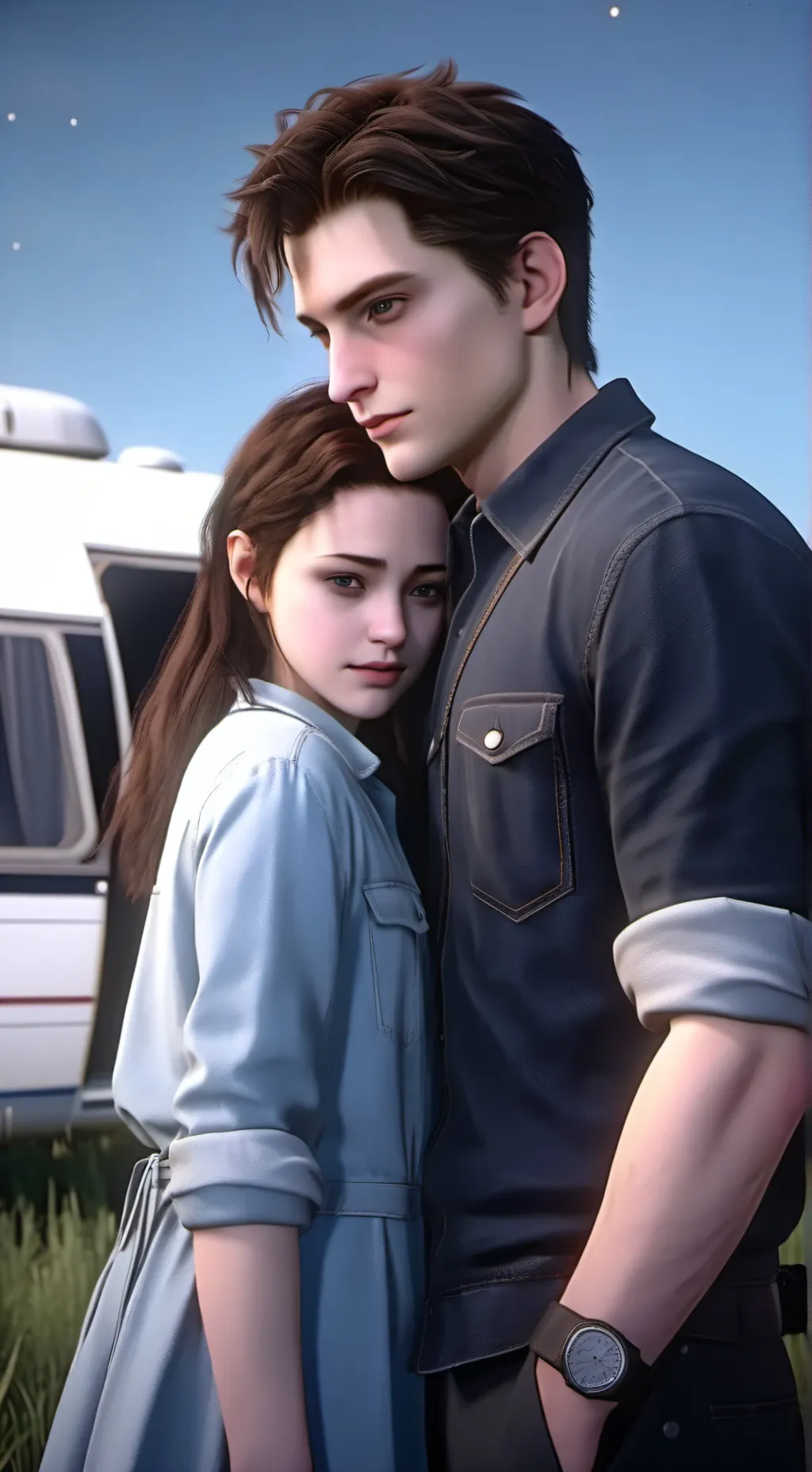 ai character: Twilight  background