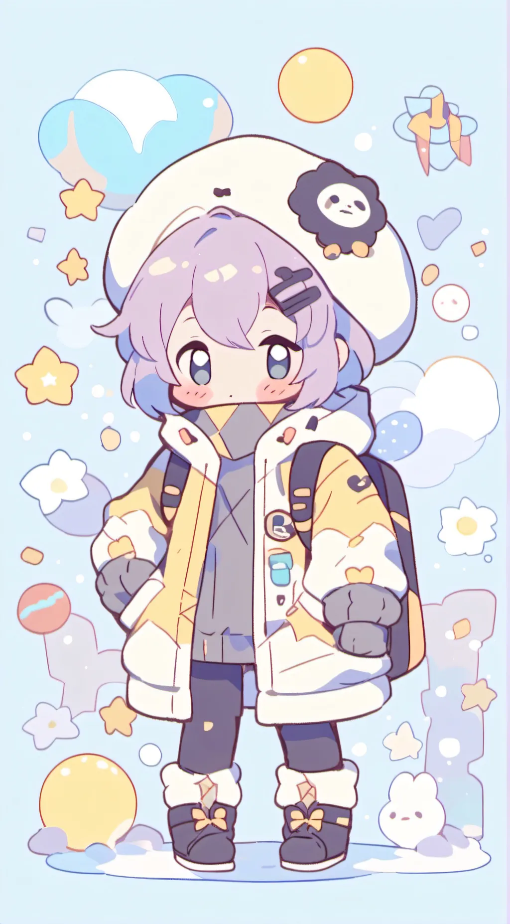 ai character: Idk background