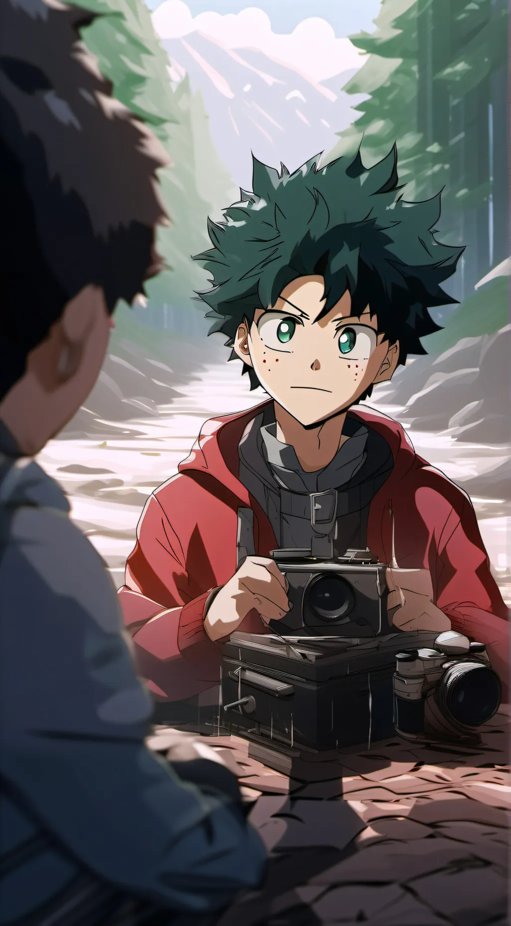ai character: Eri x deku background