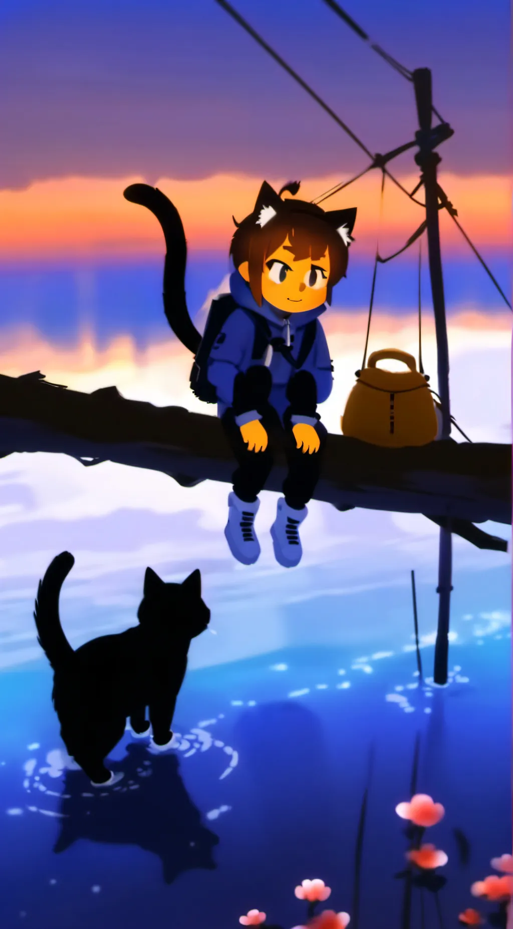 ai character: bagas background