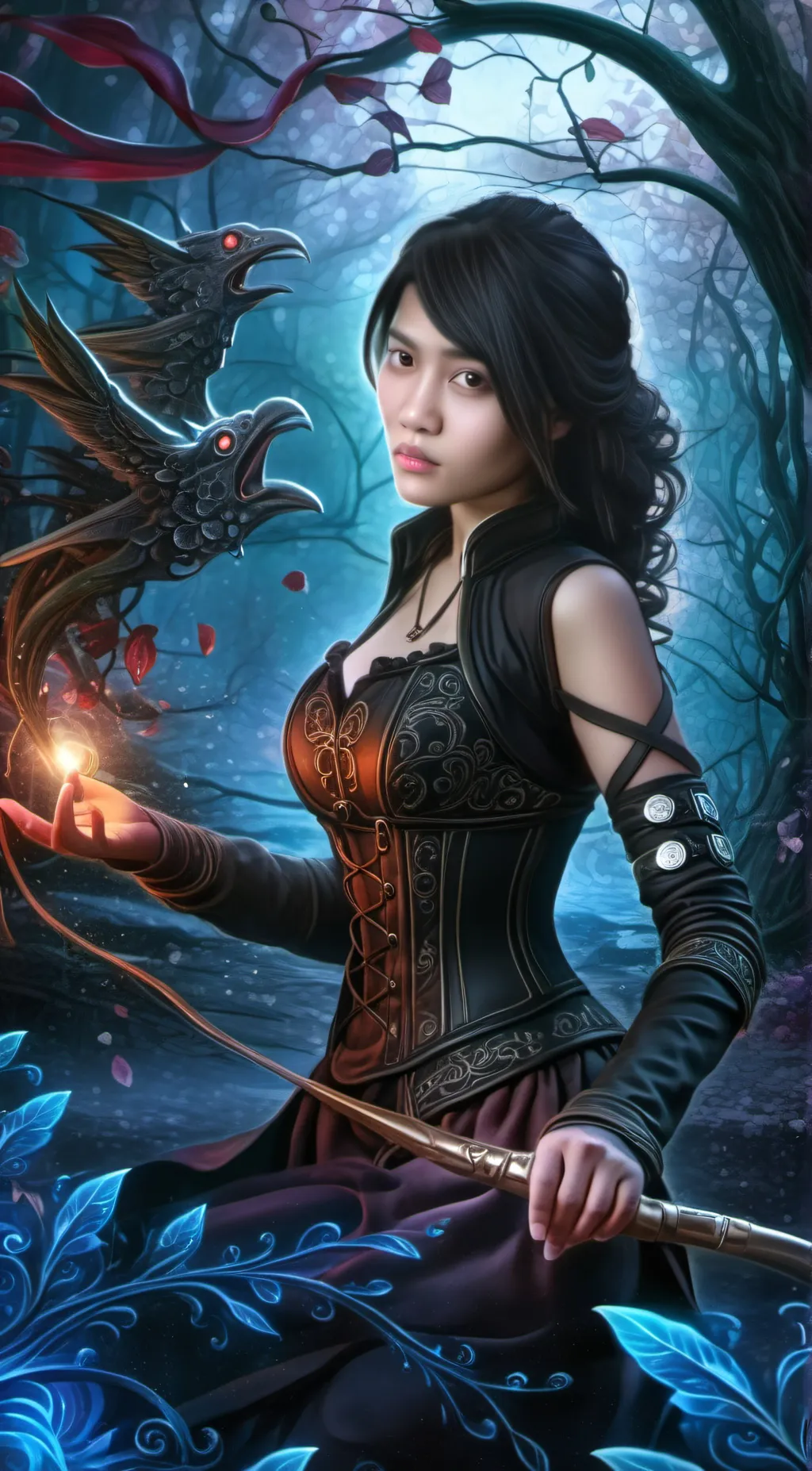 ai character: Lily background
