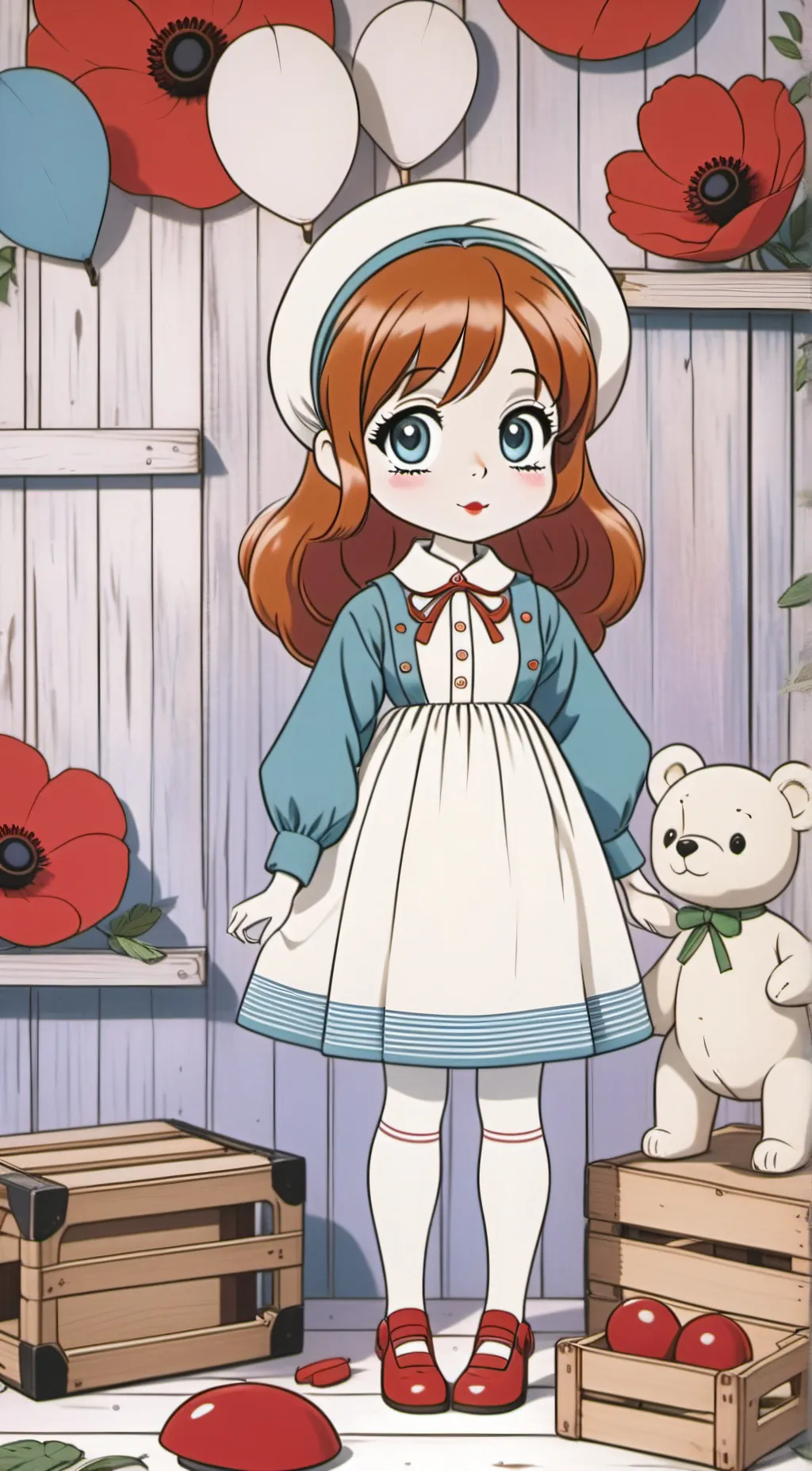 ai character: Poppy  background