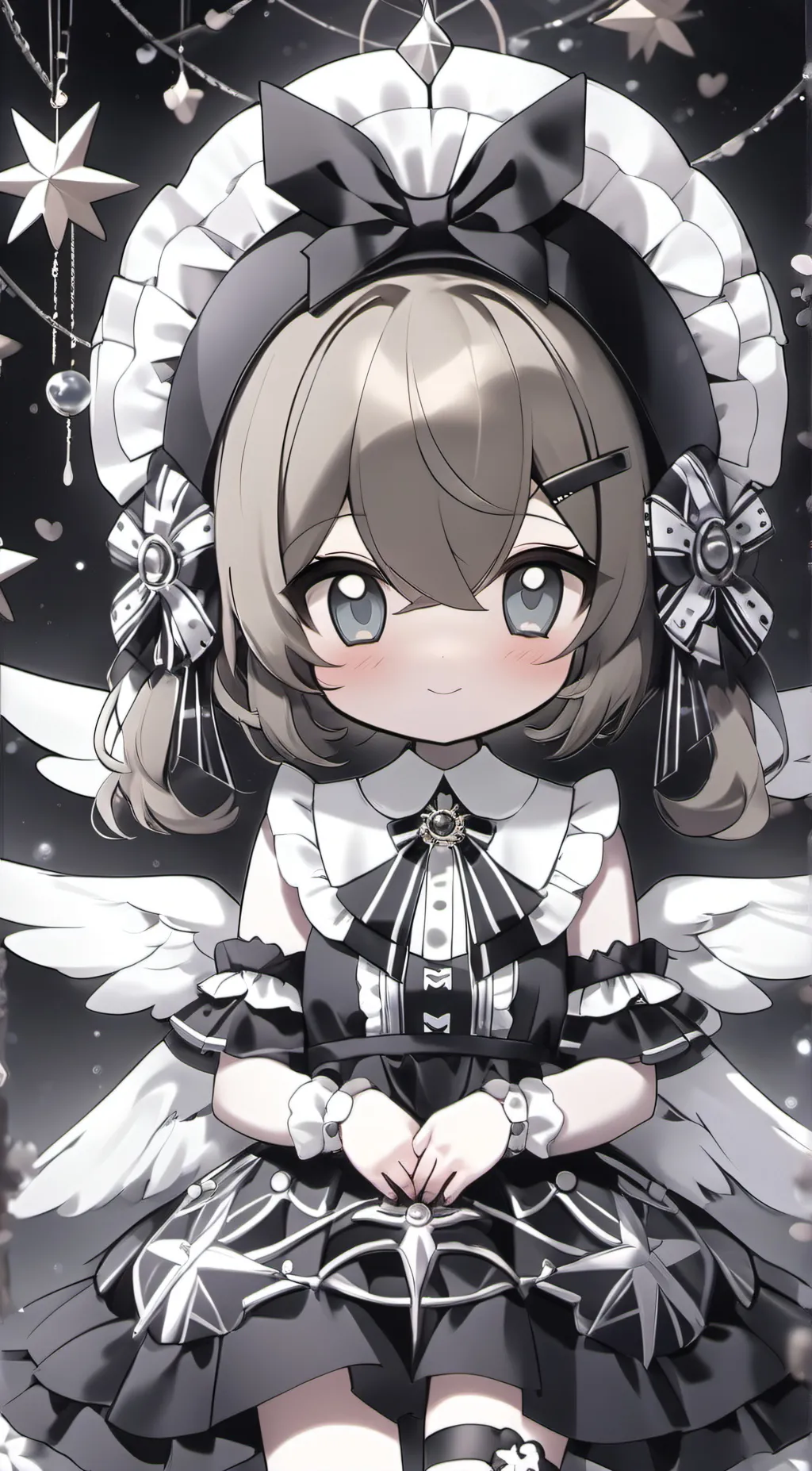 ai character: SD V  background