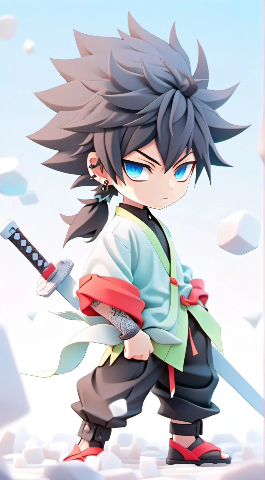 ai character: giyuu x shinobu background