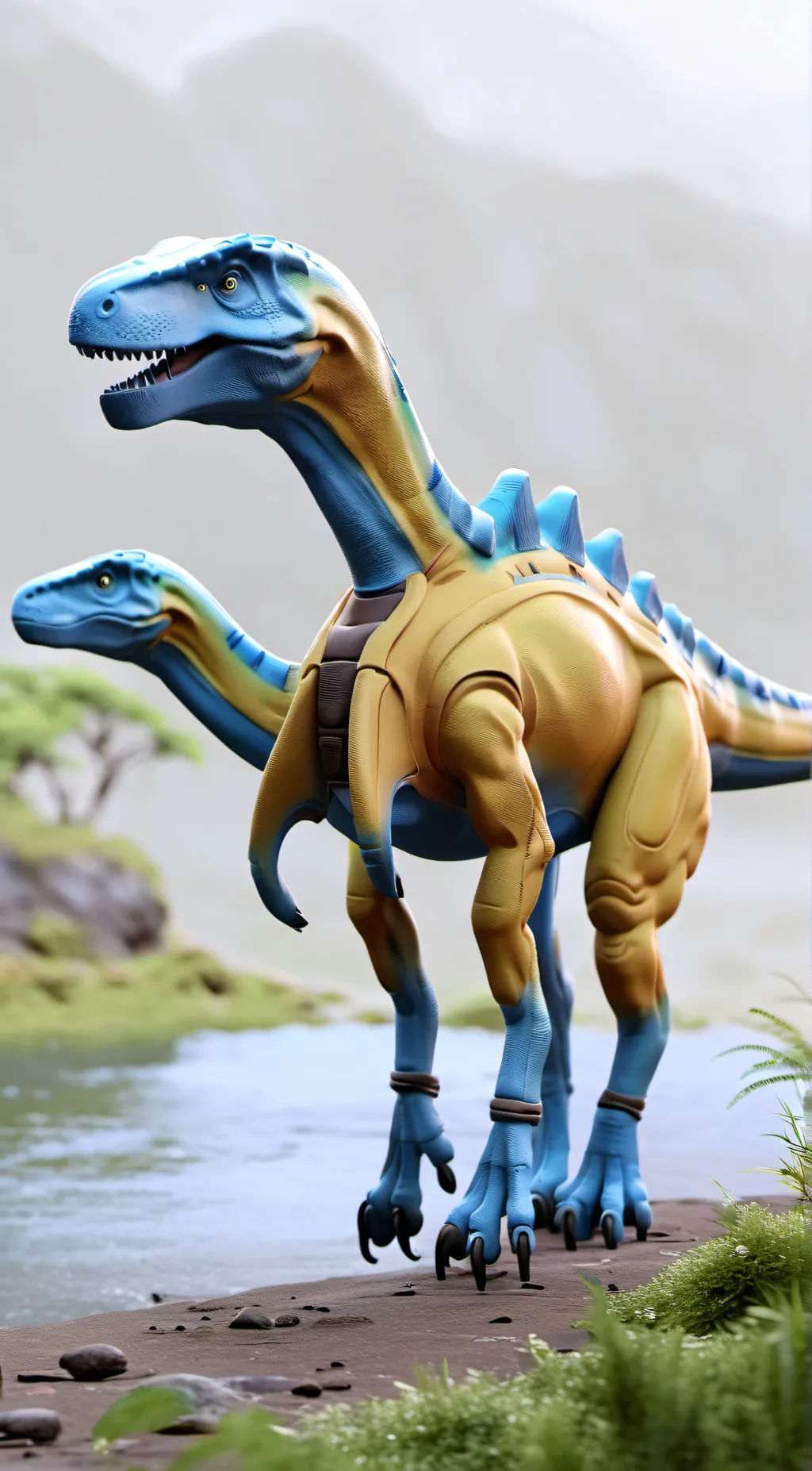 ai character: jurrasic world background