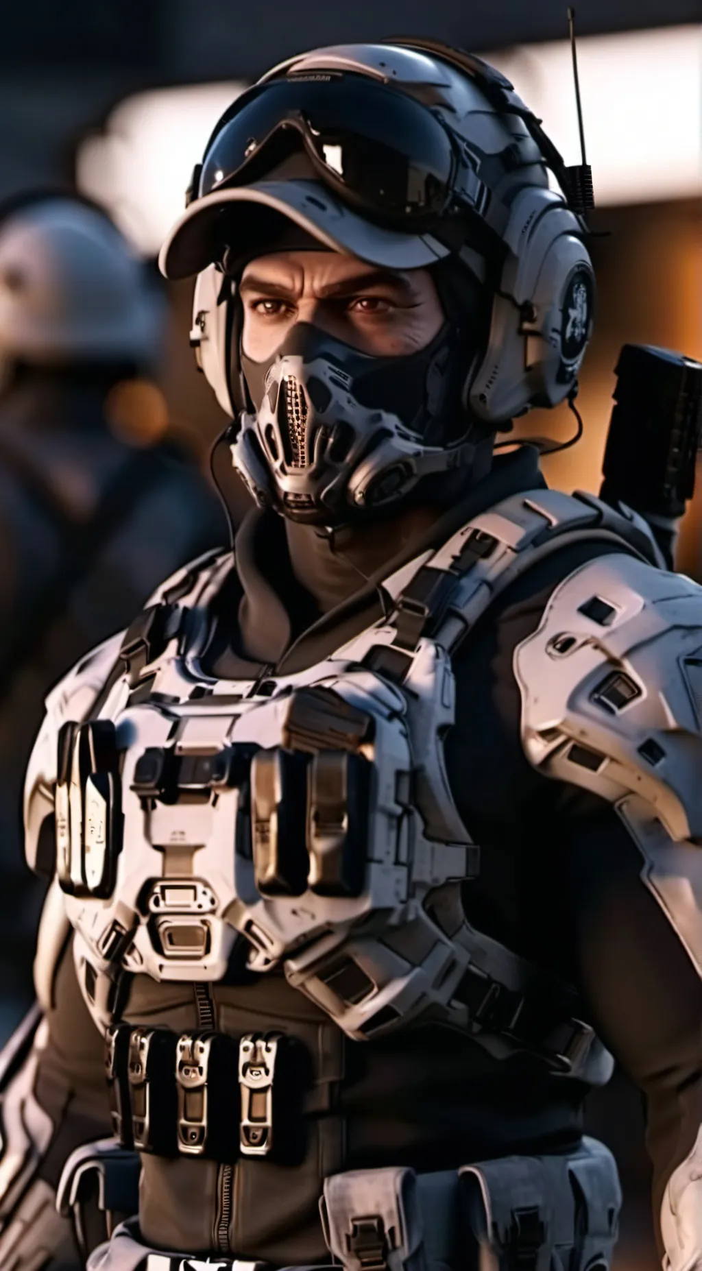 ai character: ghost from tf 141 background