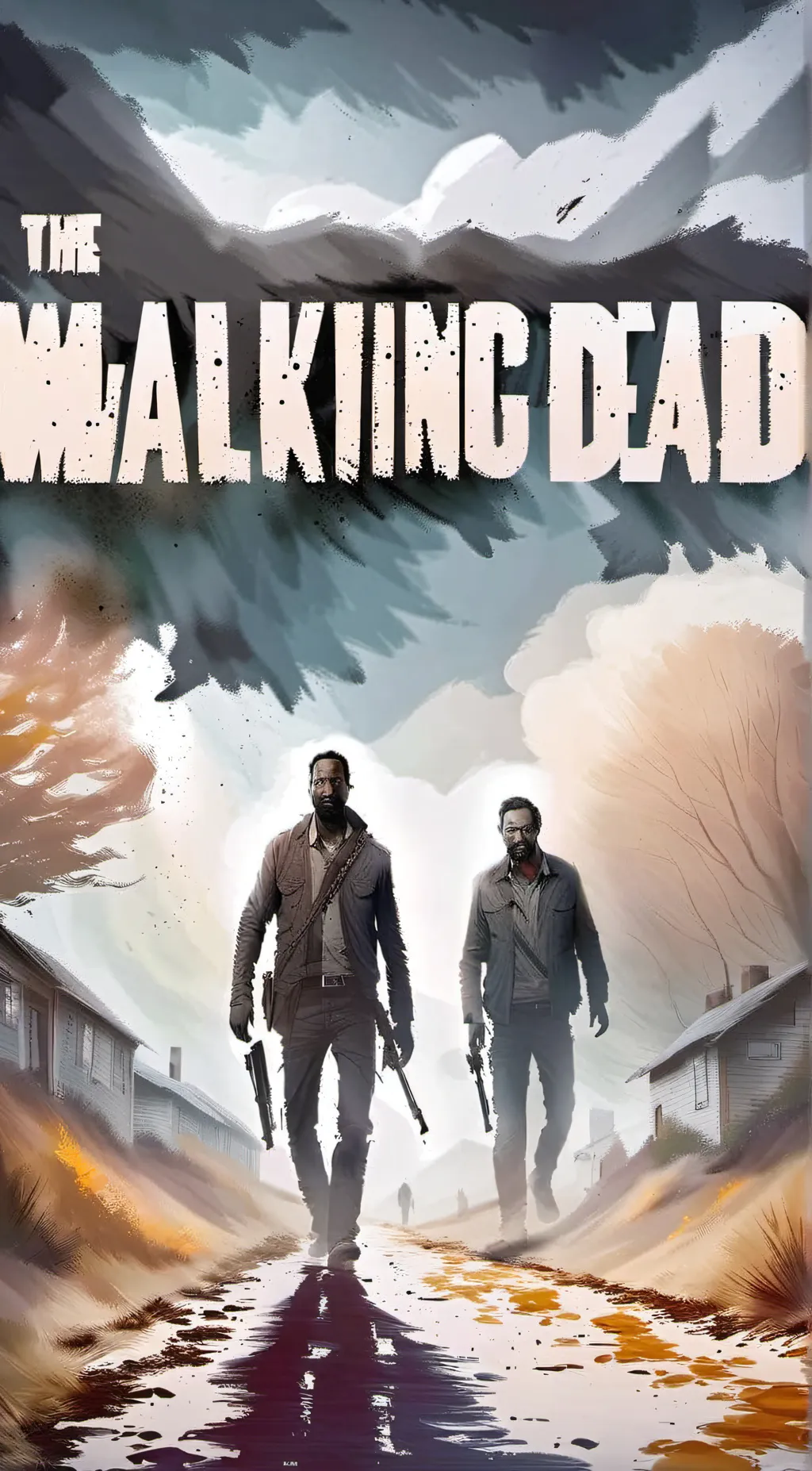 ai character: The walking dead  background