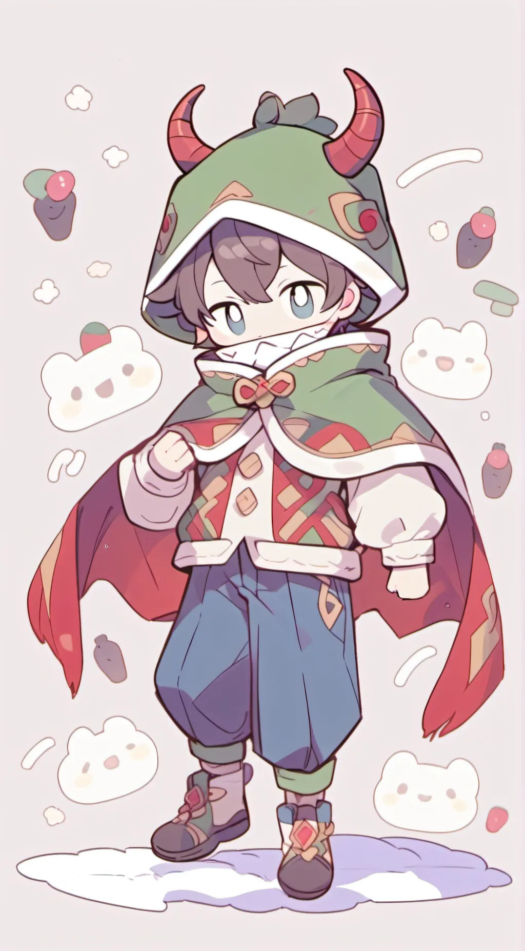 ai character: Child dream :] background