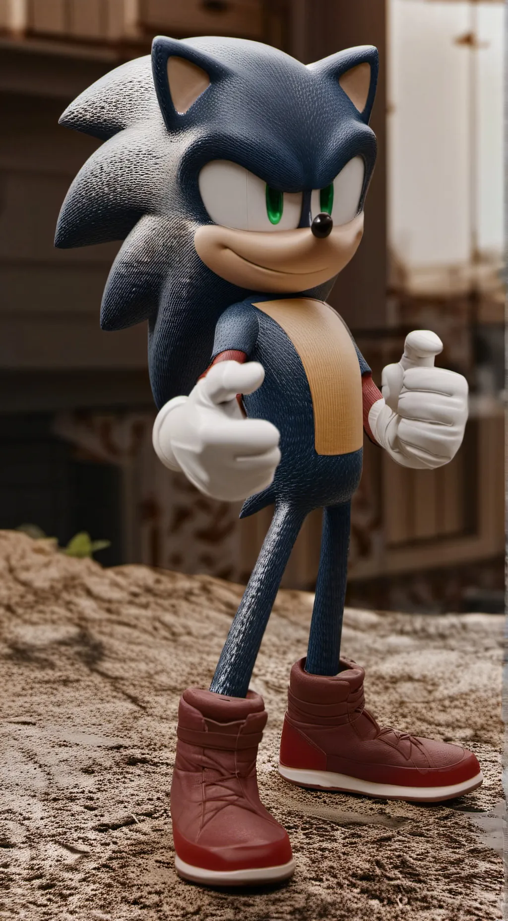 ai character: sonic universe  background
