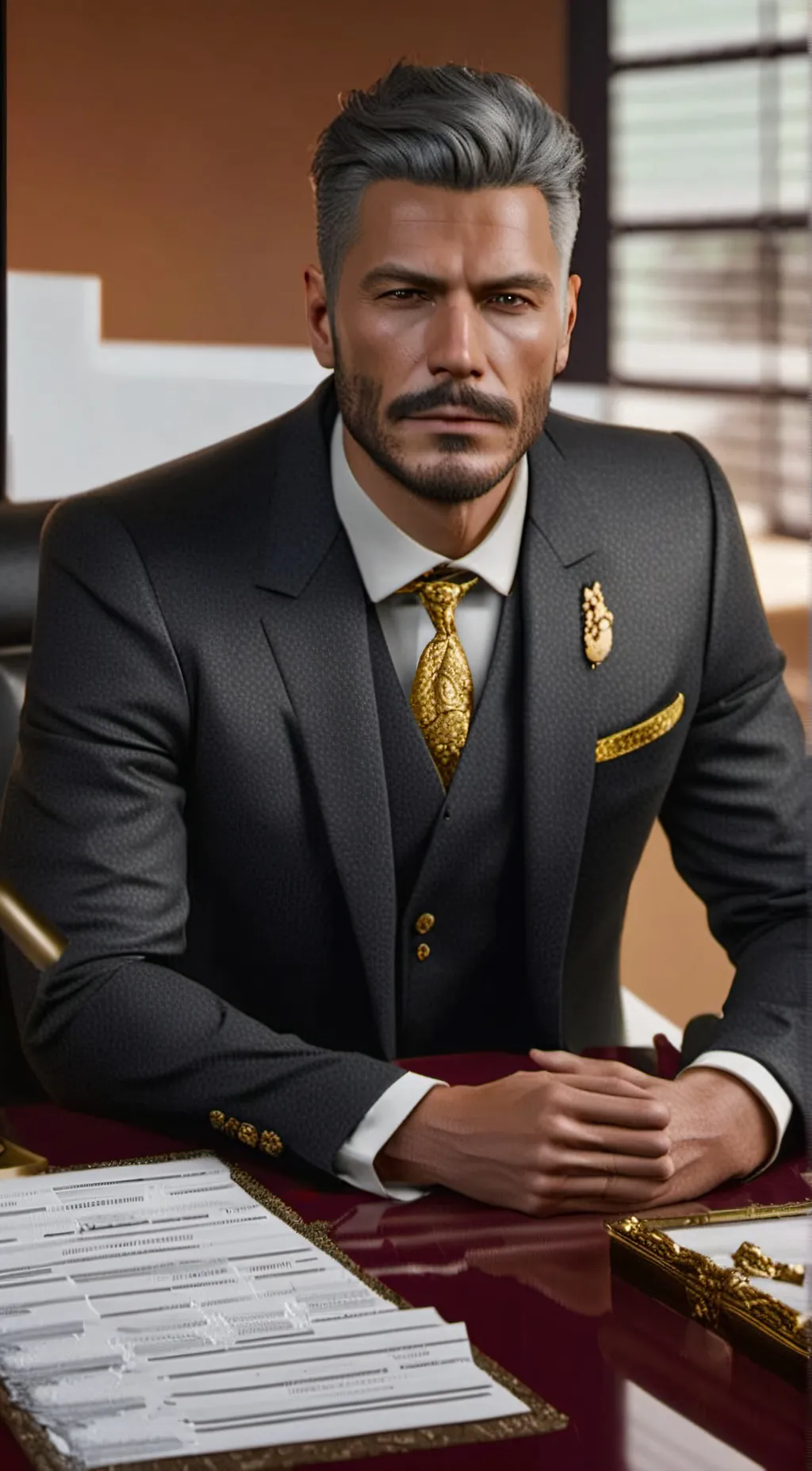 ai character: James King background