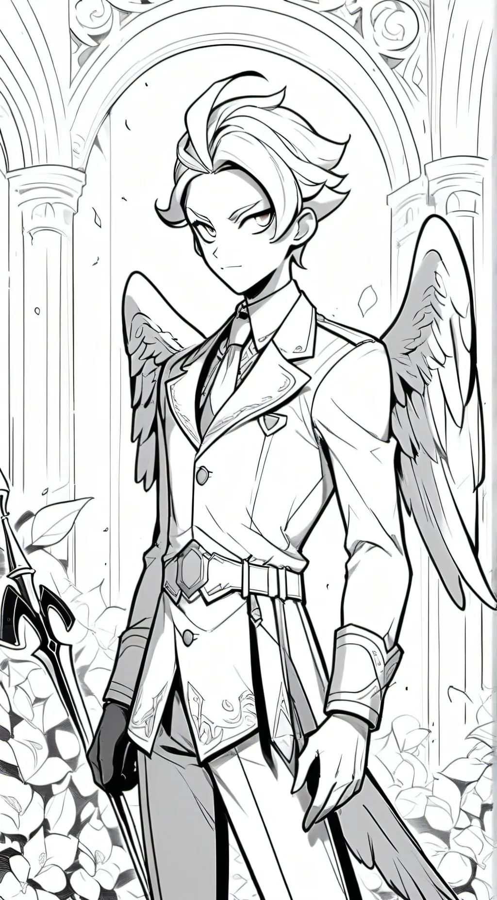 ai character: michael background