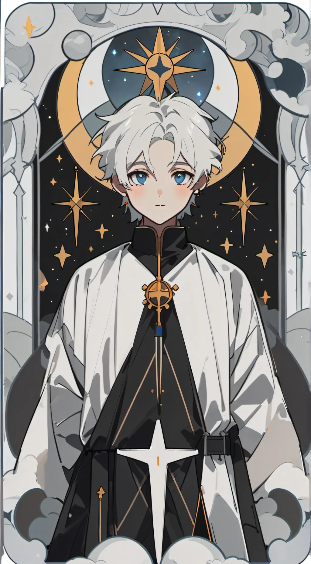 ai character: Tsuki  Manggetsu background