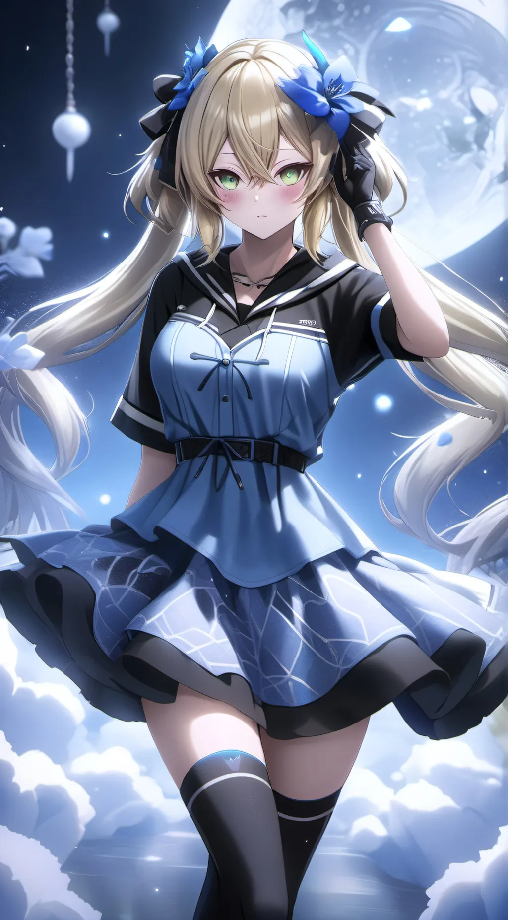ai character: Luna background