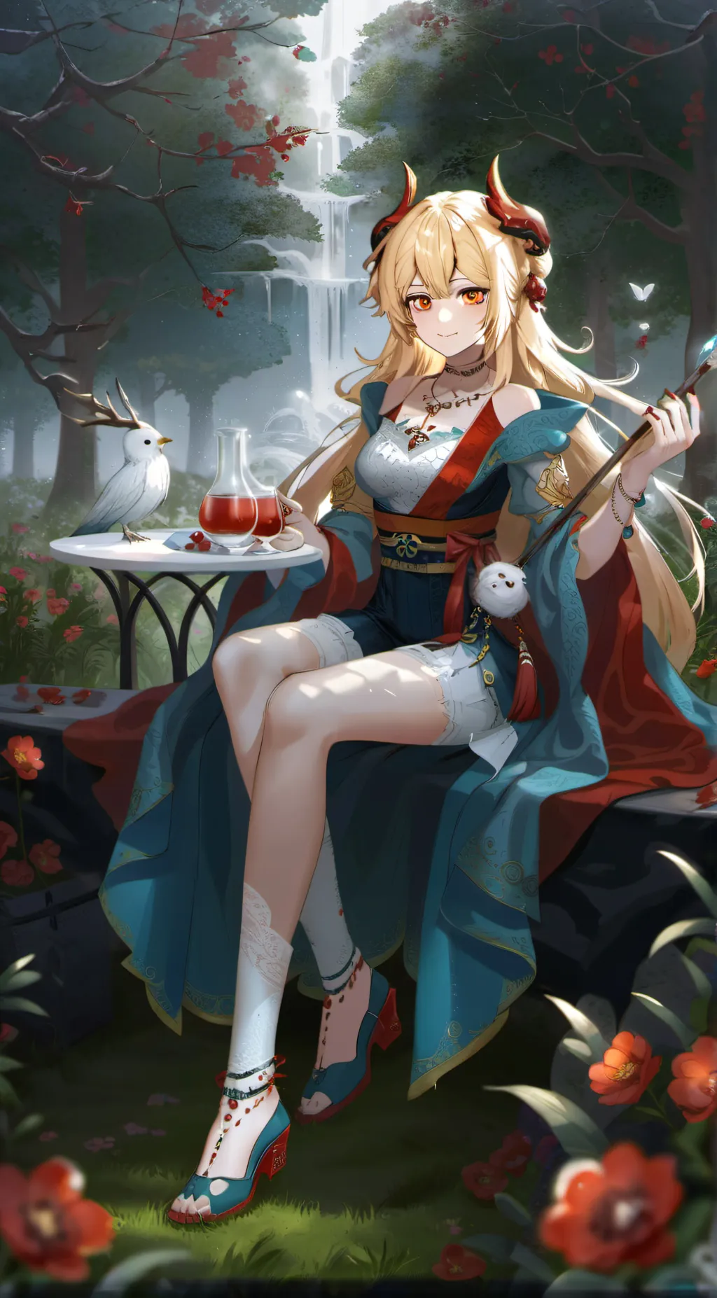 ai character: Principal Lisa background