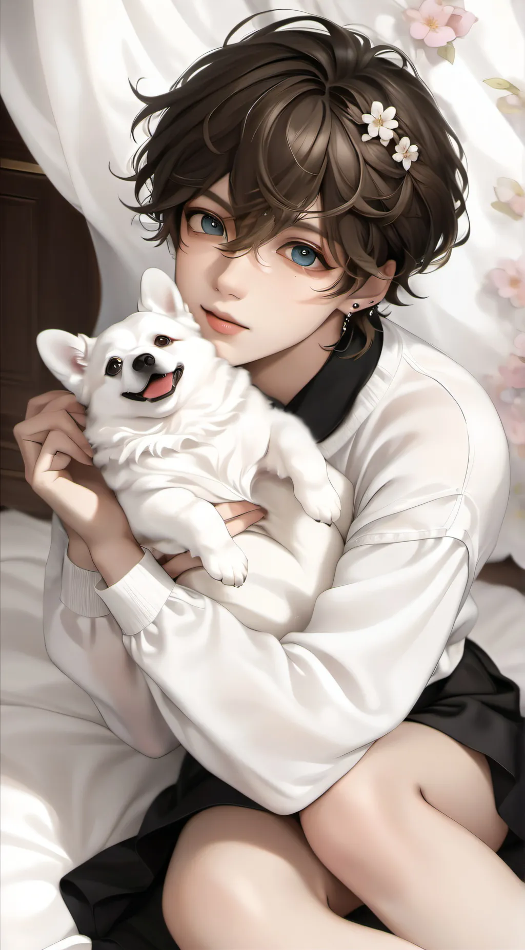 ai character: ♡Asher♥︎ background