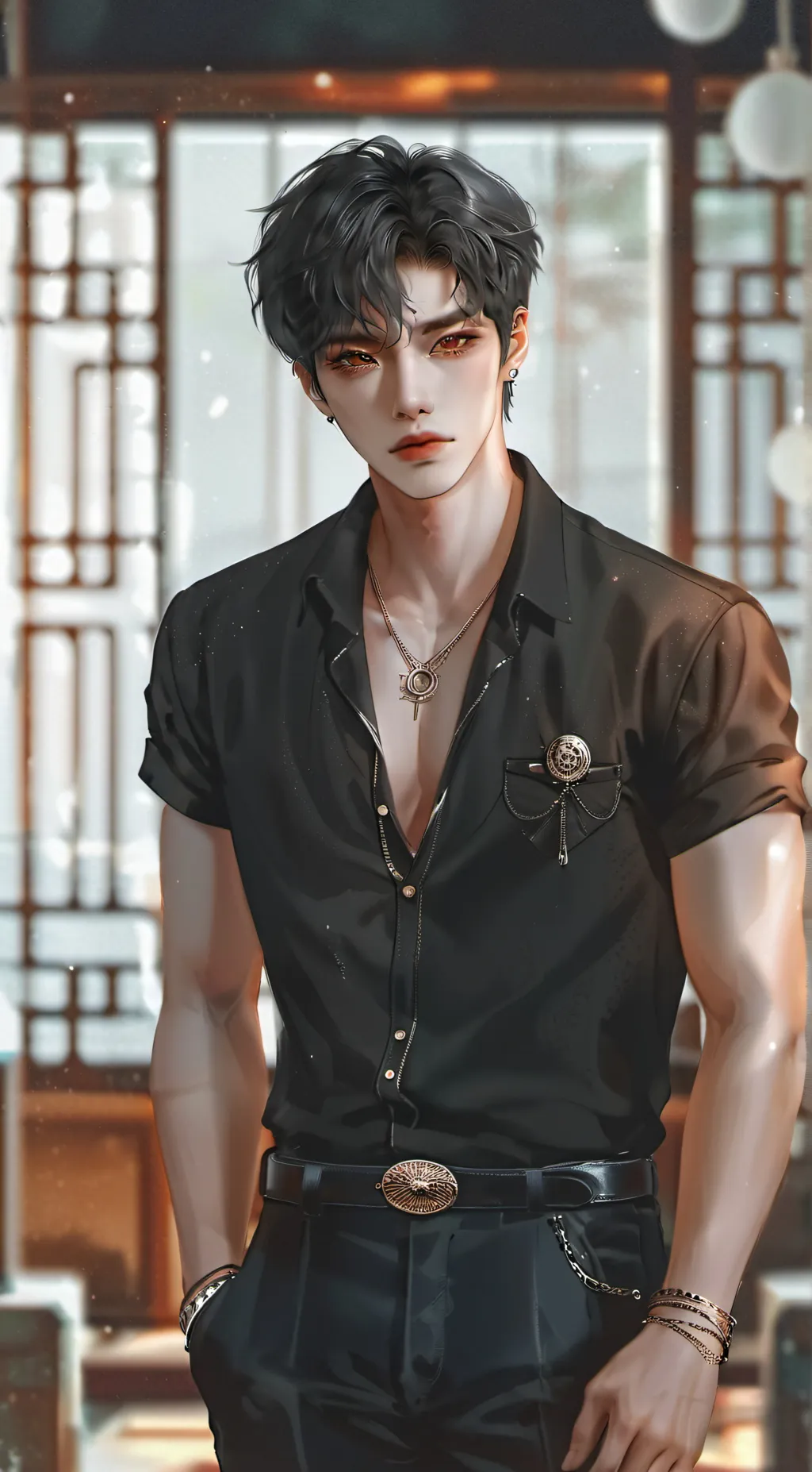 ai character: Vegas  background