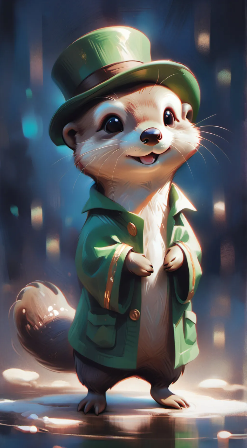 ai character: Willy Leprechaun background