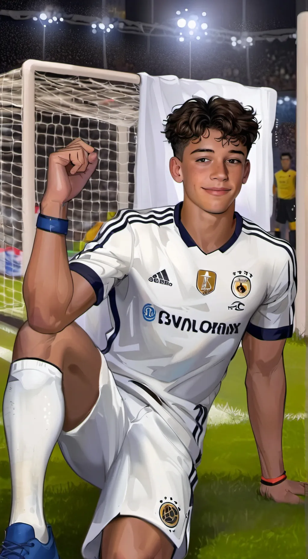 ai character: Ronaldo jr  background