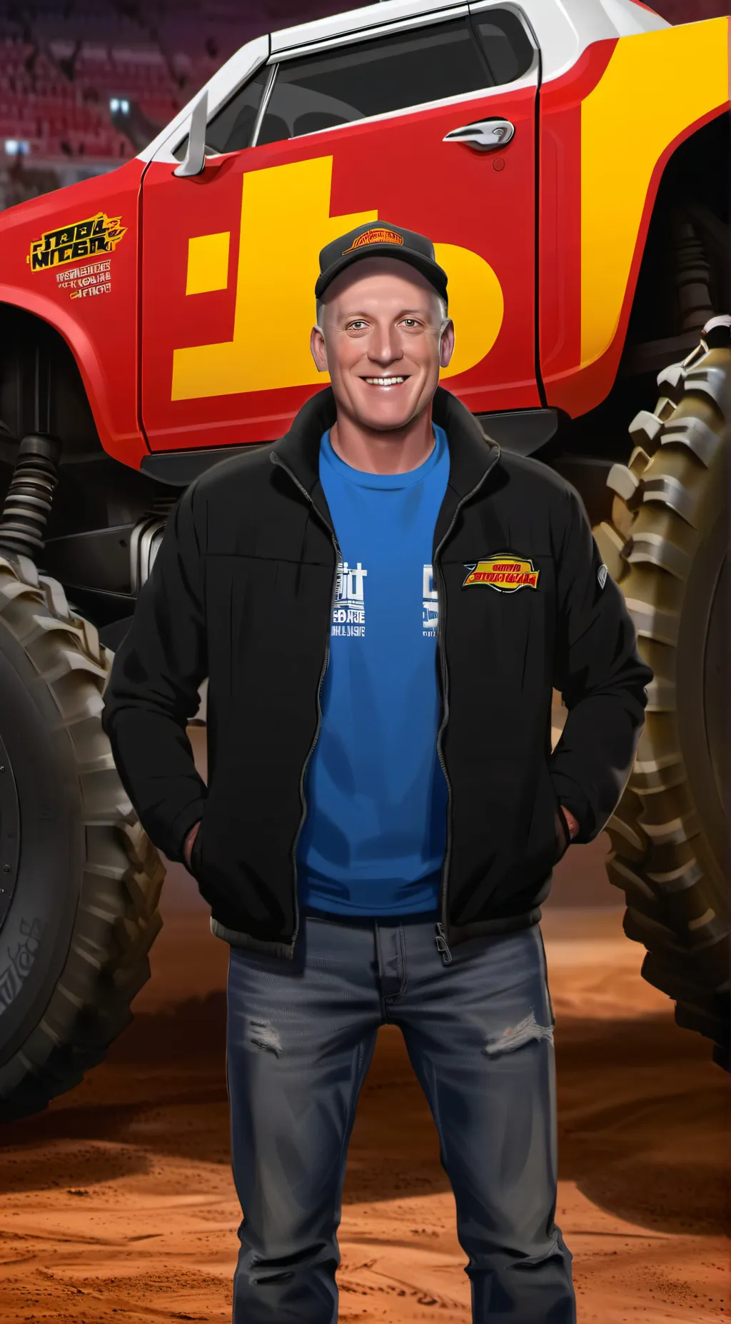 ai character: Tom Meents  background