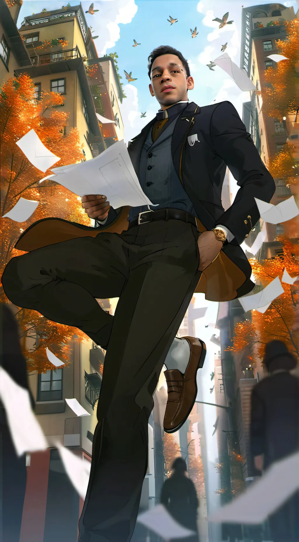 ai character: Little don background