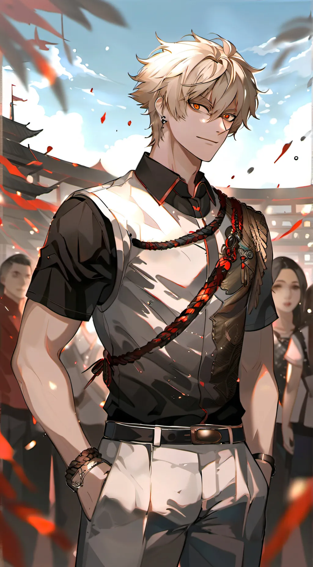 ai character: Bakugo background