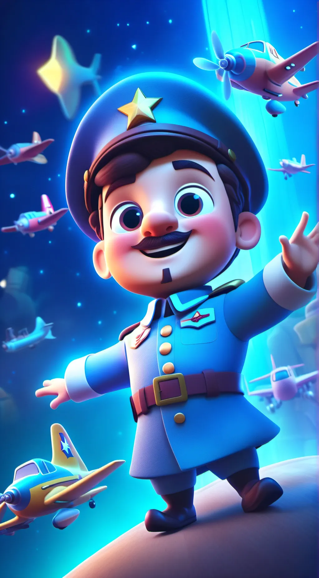 ai character: The Short Rizzler! background