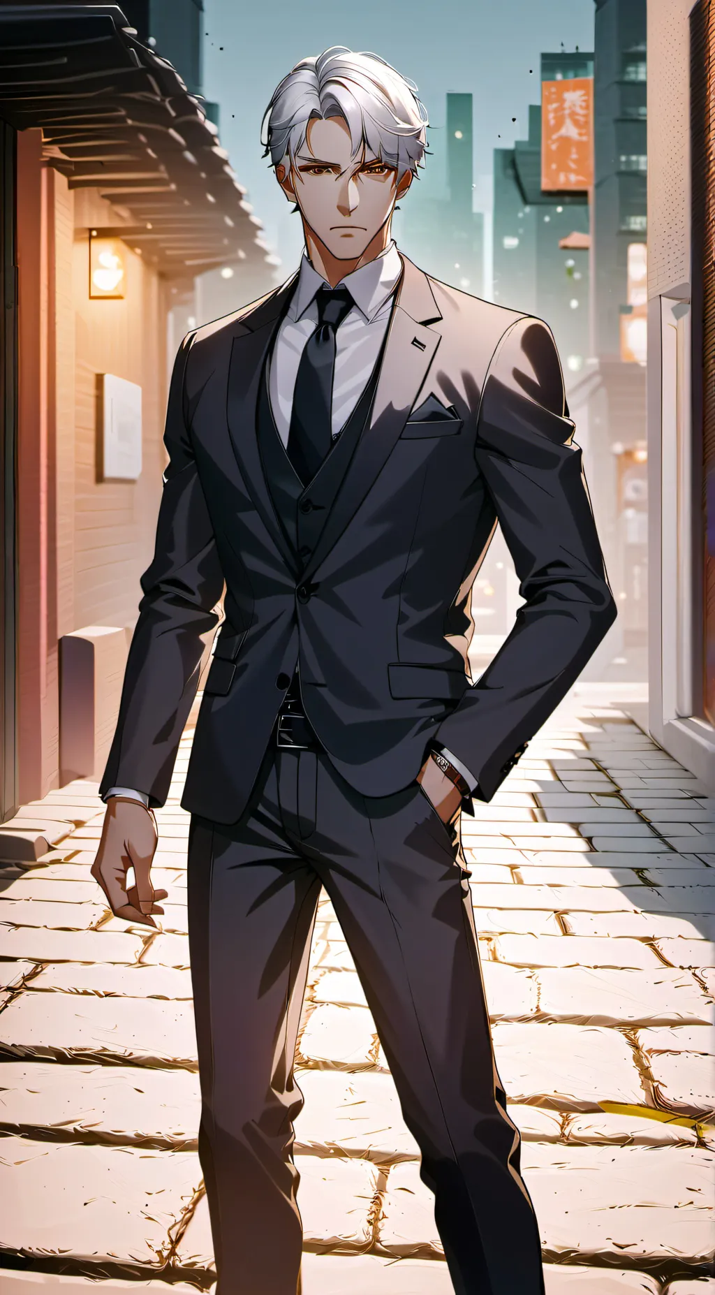ai character: All For One background