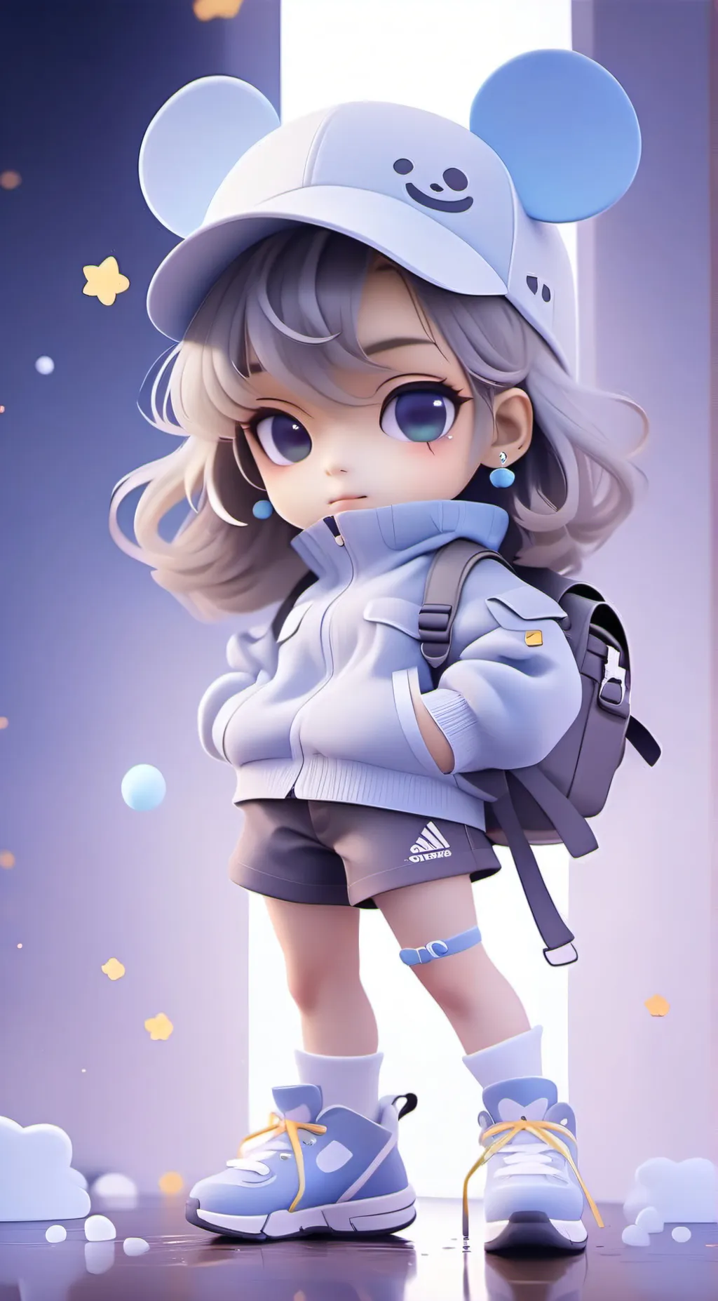ai character: mika  background
