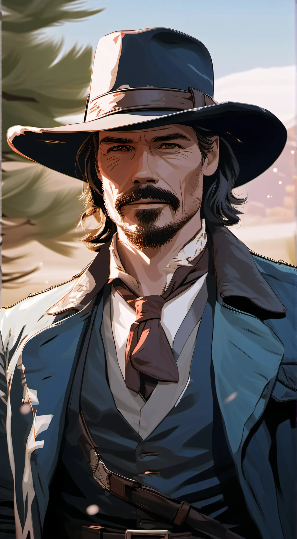 ai character: doc holiday  background