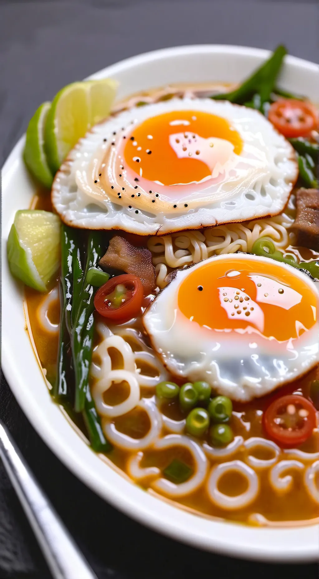 ai character: Ramen background