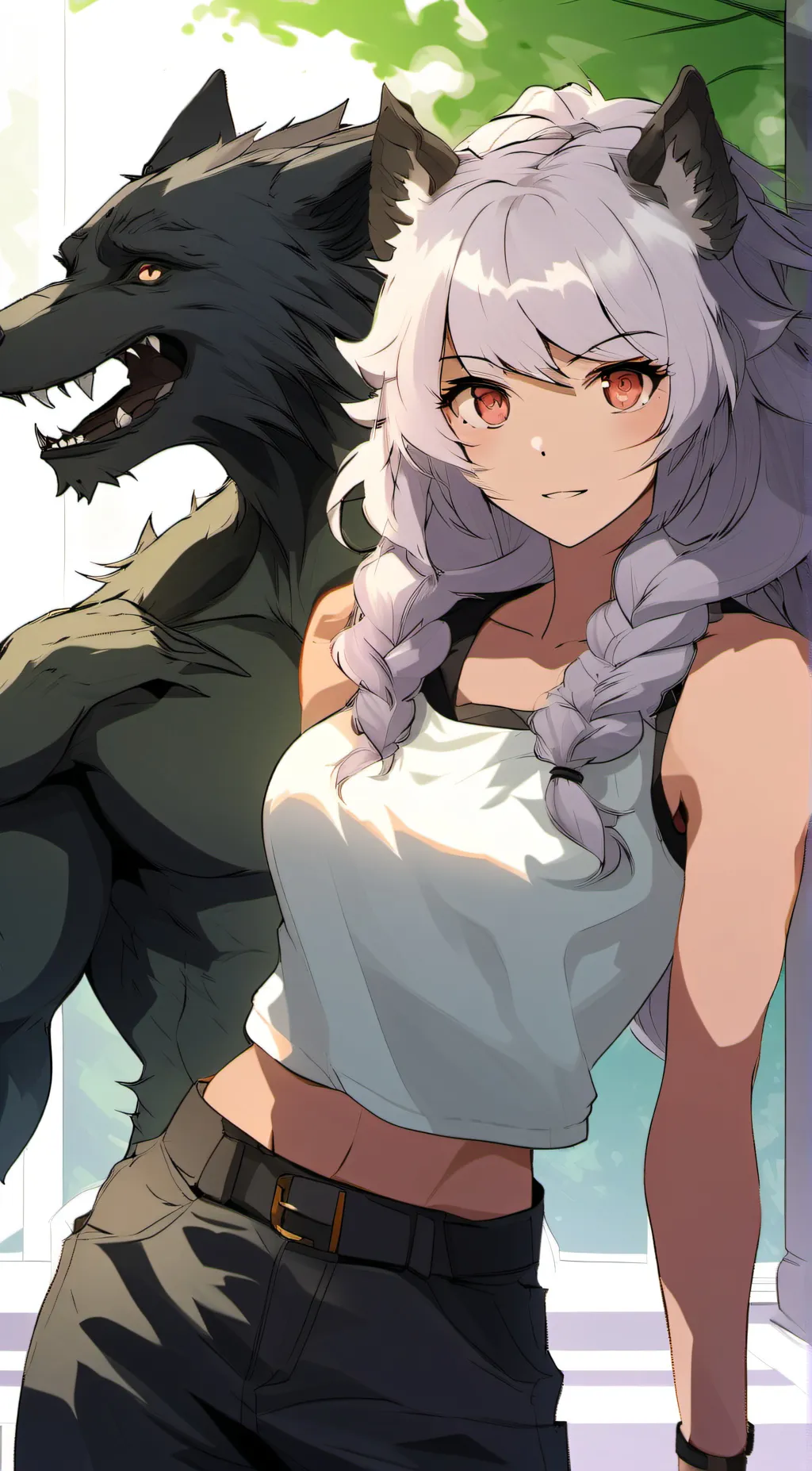 ai character: ema background