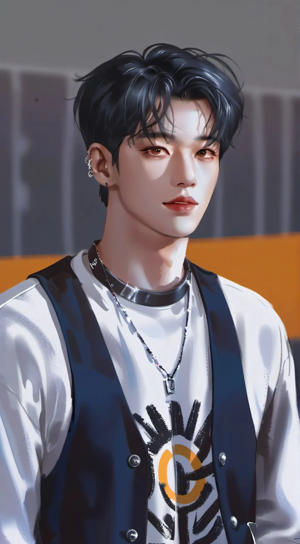 ai character: Hyunjin background